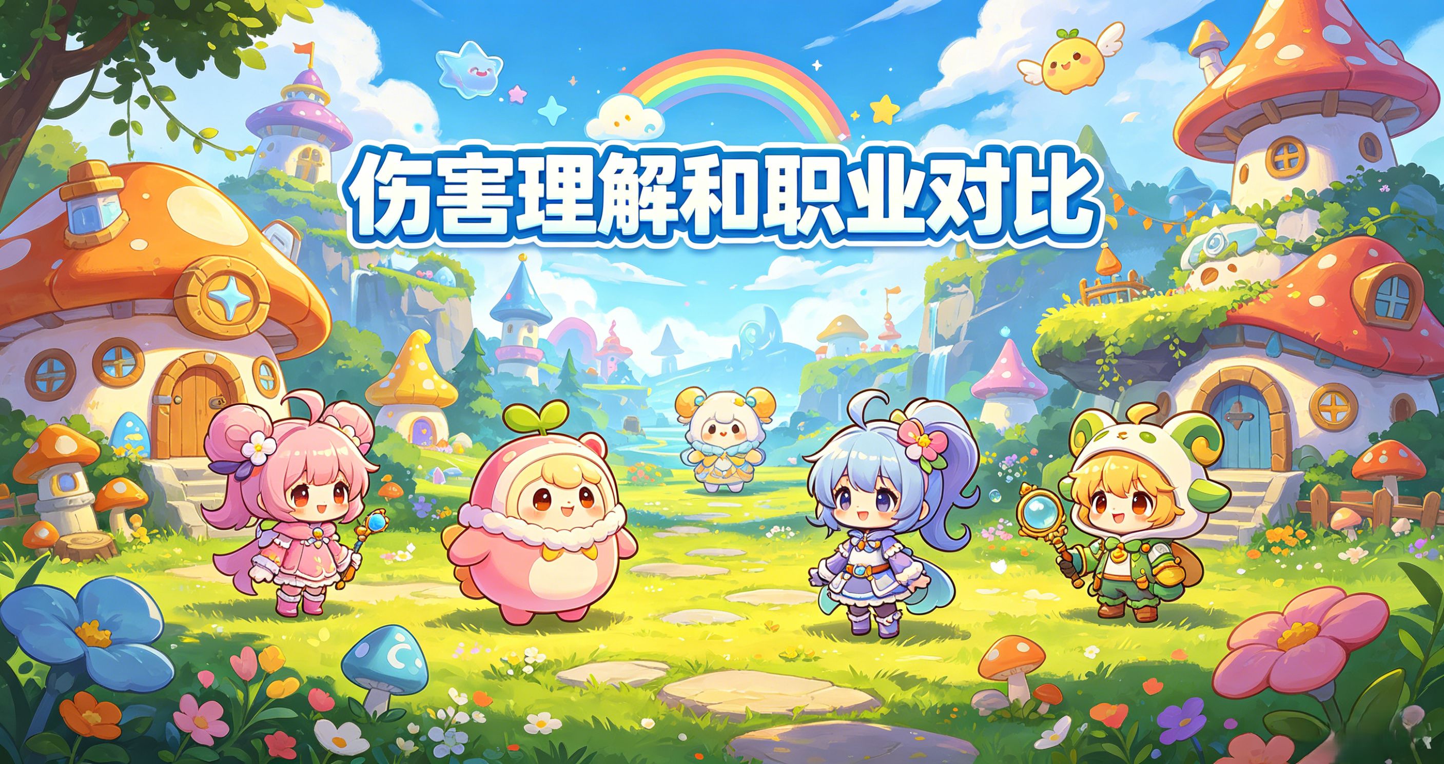 伤害理解和职业对比