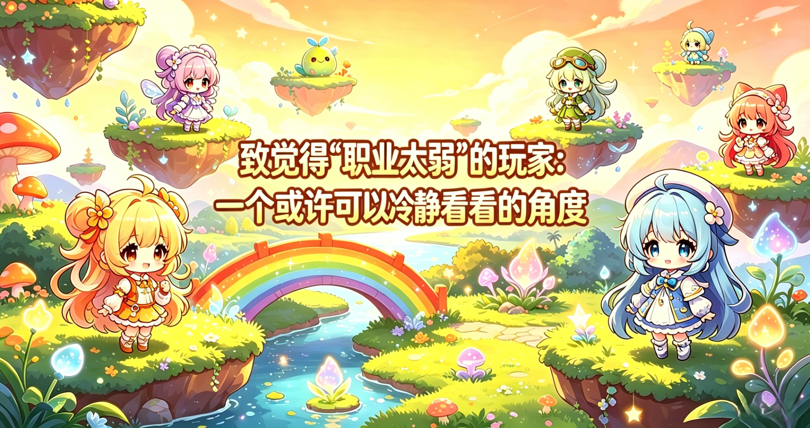 致觉得“职业太弱”的玩家：一个或许可以冷静看看的角度